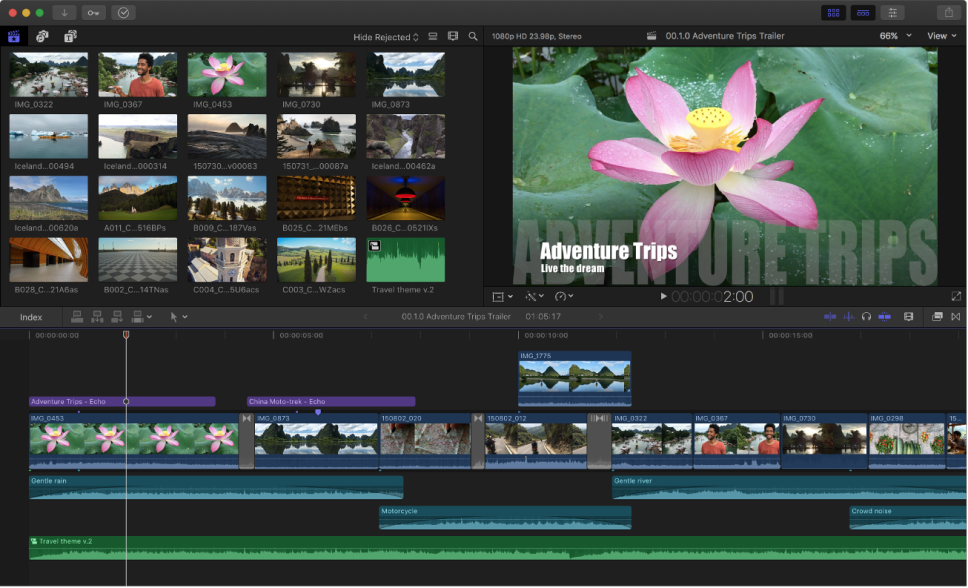 Final Cut Pro X 10.4.6 Mac系统下最简单易用的专业视频剪辑工具