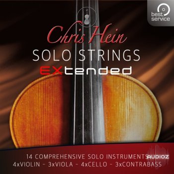 独奏弦乐四重奏Best Service Chris Hein Solo Strings v2 EXtended 扩展(kontakt | 30.85GB)