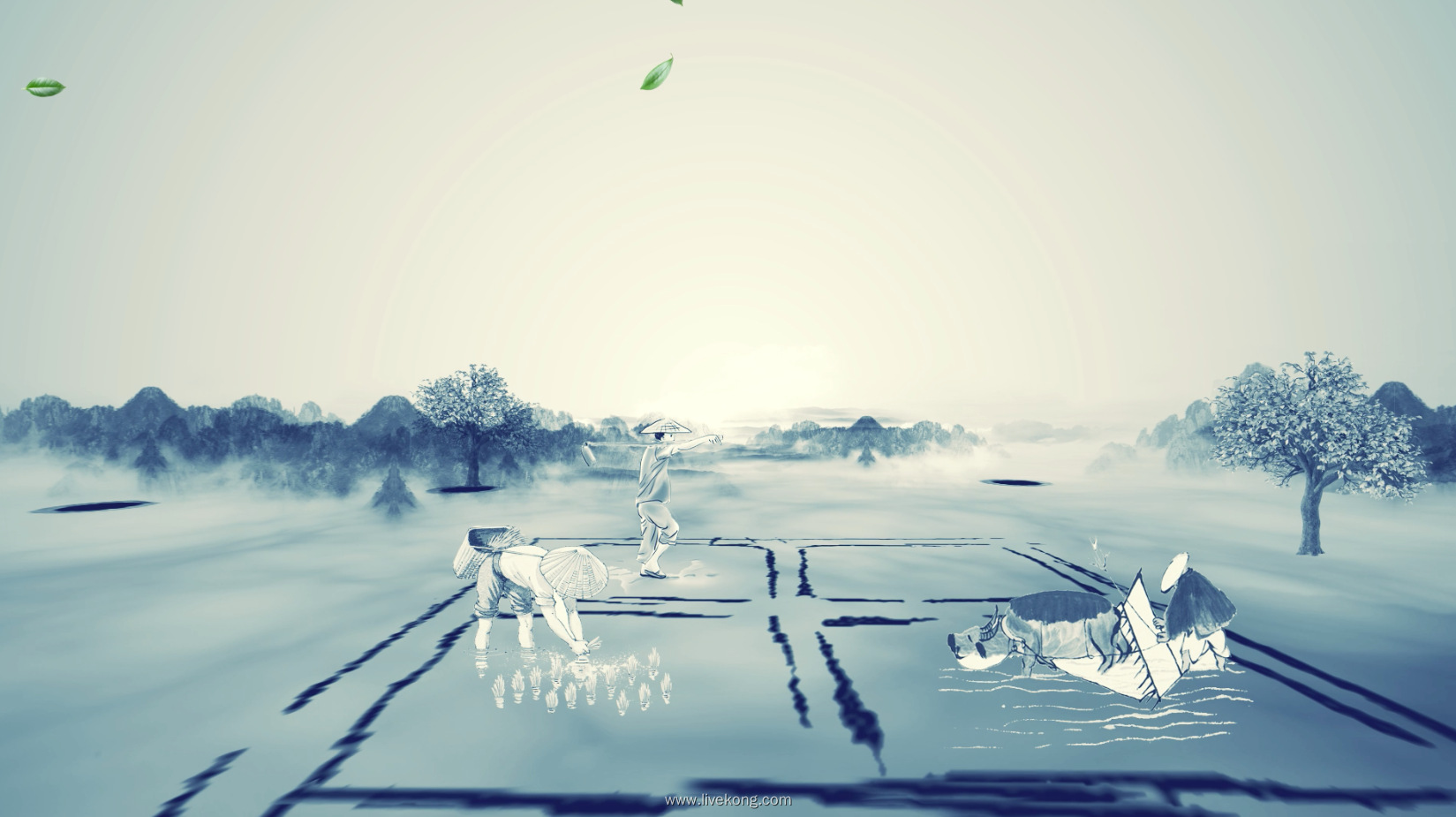 悯农led大屏视频背景诗词诗歌朗诵悯农视频背景大屏悯农视频背景大屏-