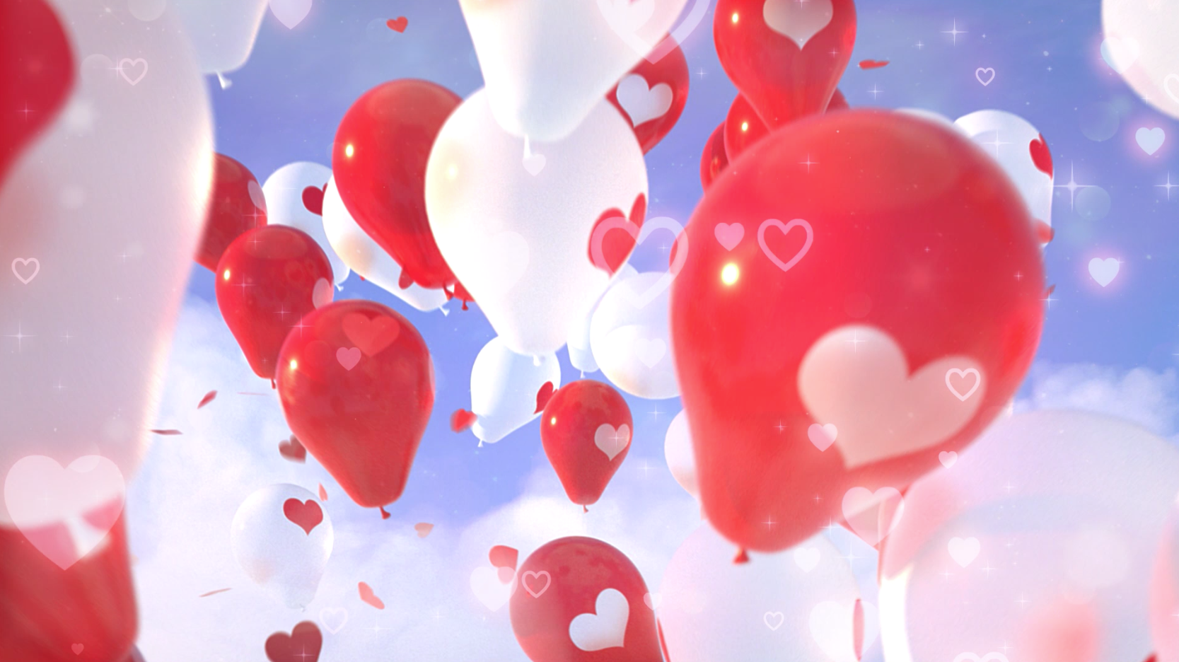 你led清新的小女孩led演出大屏背景视频浪漫爱情情歌婚礼视频背景素材