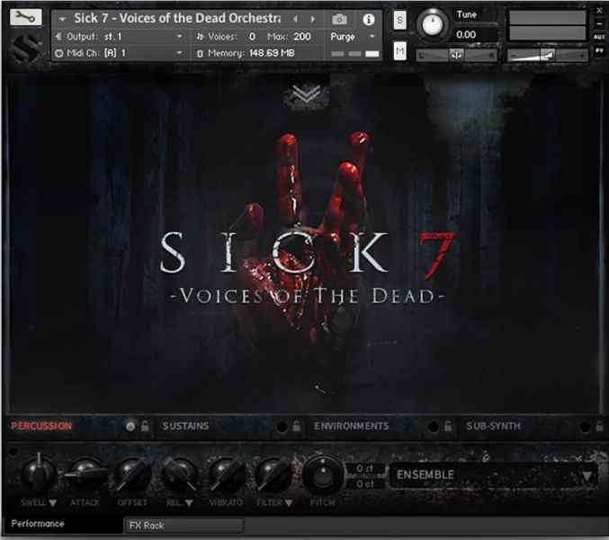 Soundiron Sick 7 Voices Of The Dead  亡者之声7 电影声音设计 KONTAKT