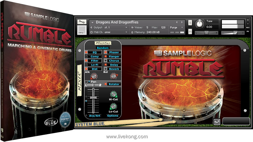 Sample Logic Rumble kontakt 打击乐