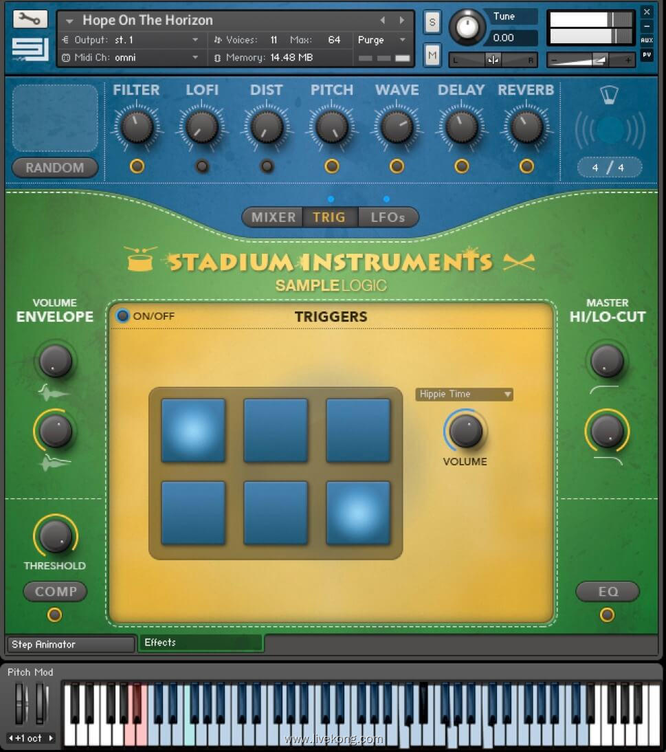 Sample Logic Stadium Instruments kontakt 世界杯乐器元素合成器