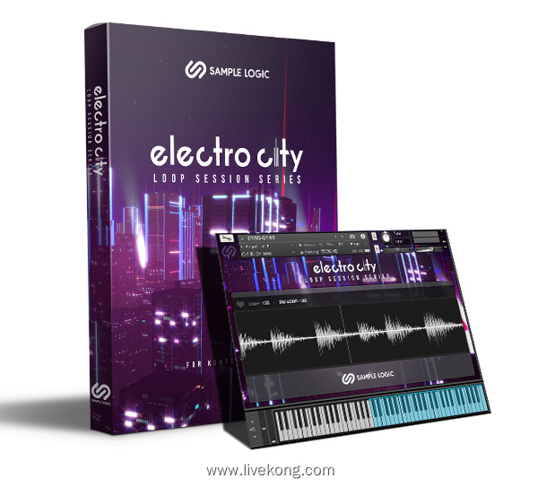Sample Logic Electro City kontakt 动态节奏音序合成器