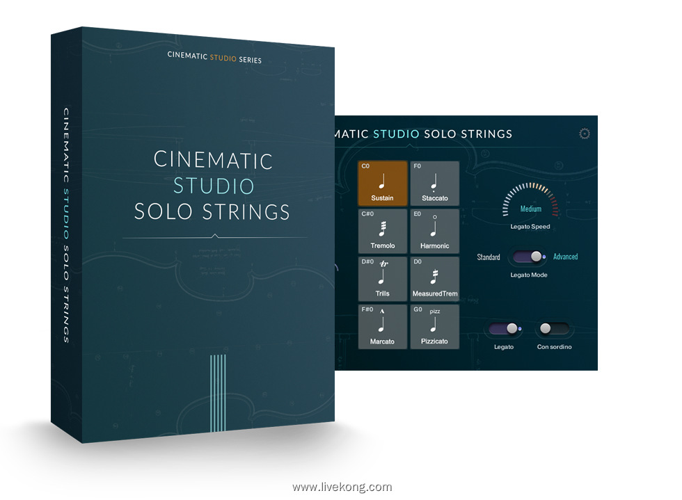 Cinematic Studio Solo Strings kontakt 电影工作室独奏弦乐